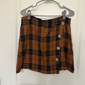 Day to day by blu pepper plaid skirt